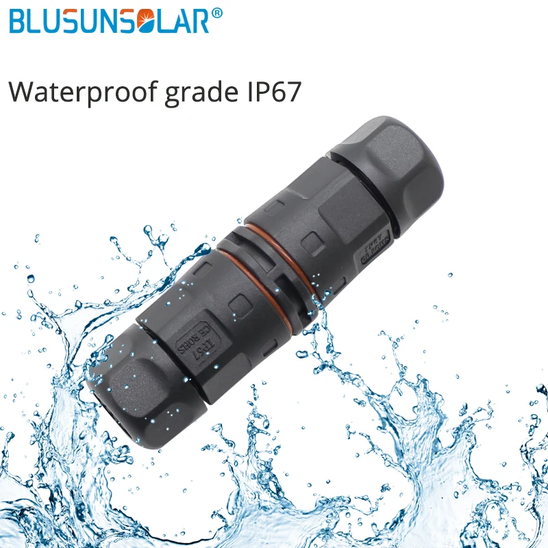 

10 pcs/lot M20 L Type Waterproof connector 2P Pin 250V 20A IP67 Field assembly connector wire diameter 7.5 mmsq