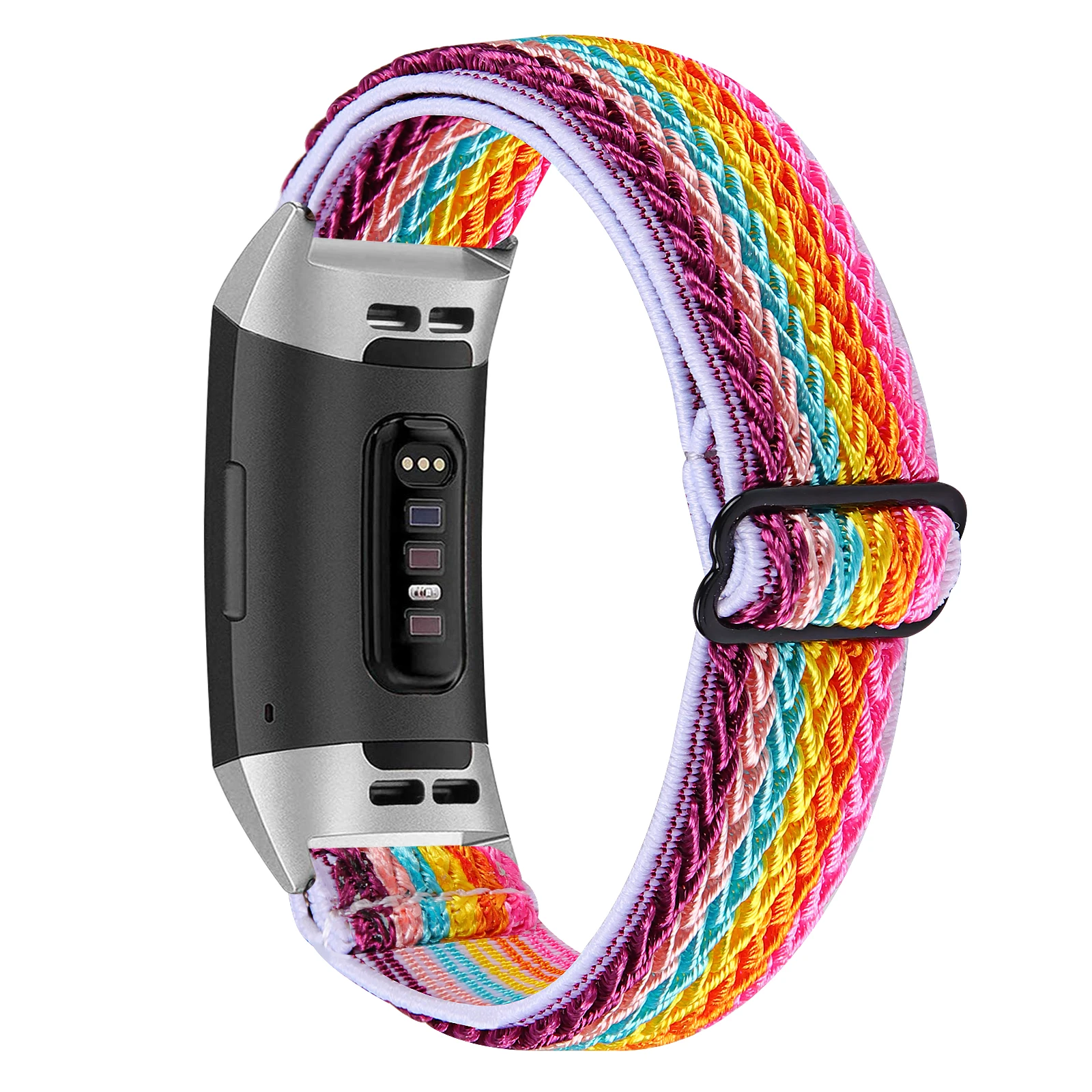 Elastic band for Fitbit charge 6 5 4 3 2 smart watch Women Men Woven adjustable Bracelet strap for fitbit charge 4 3 accessories