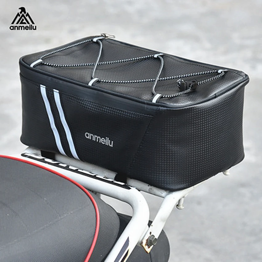 

Bicycle Bag Large Capacity Bike Saddle Rack Luggage Trunk Bags Carrier Pouch Biking Portable Dustproof Cycling Part Bike Rack