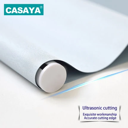 100% polyester Spring roller blinds Daylight and blackout fabric Child Safety design Cordless window blinds for office/kitchen