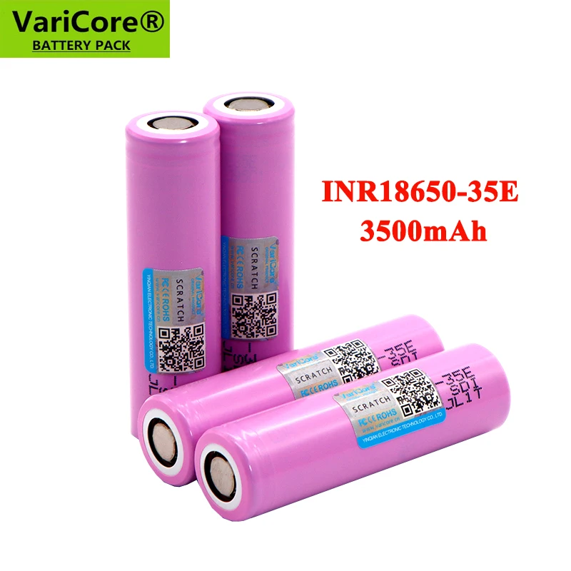 VariCore oryginalny INR18650-35E 3.7V 3500mAh Max 13A rozładowanie akumulatora na zasilanie mobilne, baterie latarki