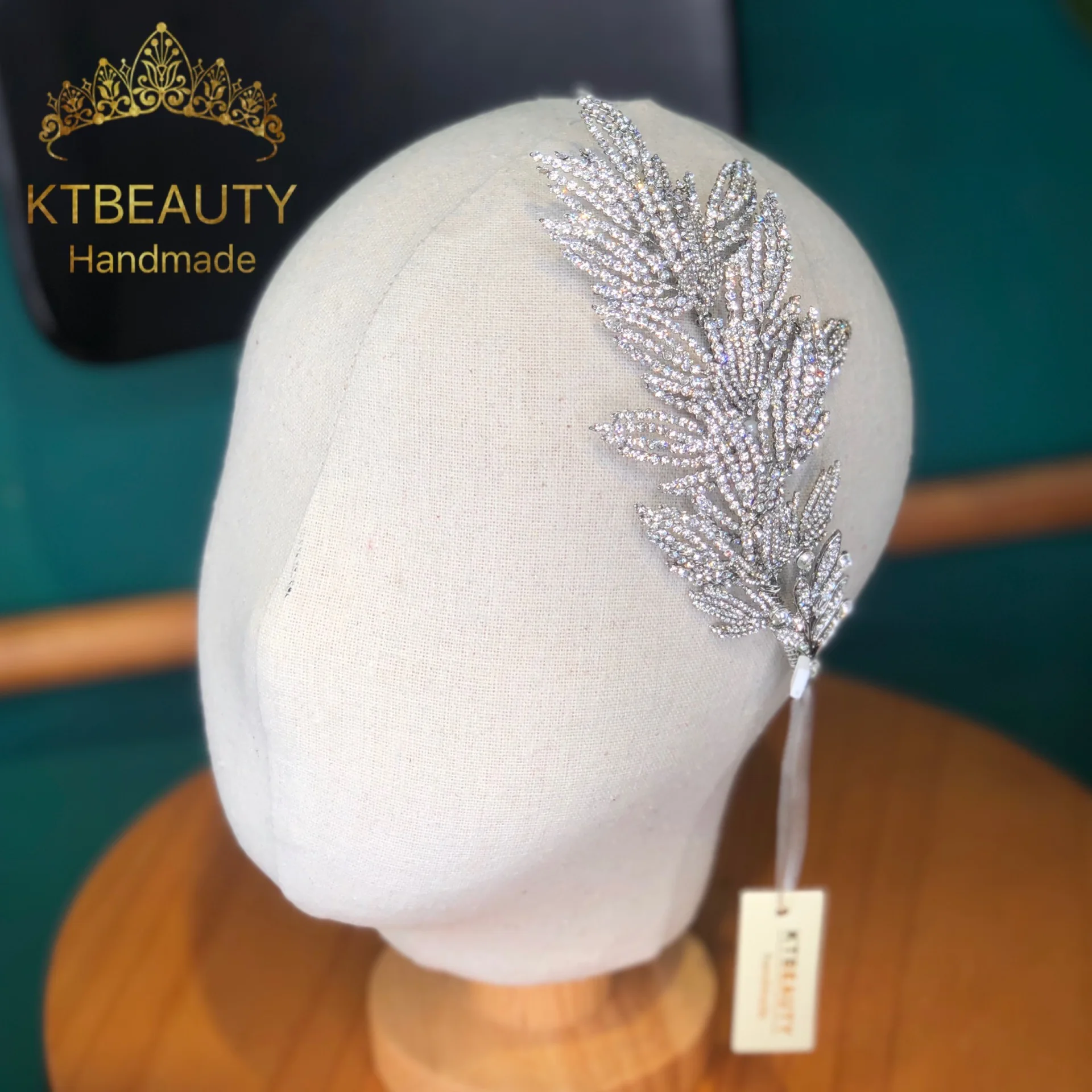 KTBEAUTY Headbands Hair Pin Trendy Guangdong Crystal Women Hairwear Star Hair Jewelry Diadem Genuine