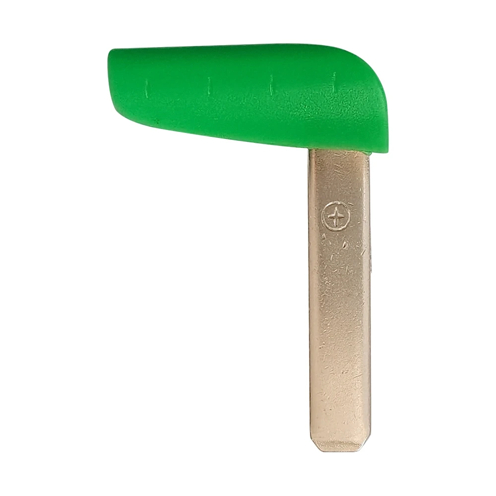 XNRKEY Emergency Insert Key Blade for Renault Megane Koleos Smart Card Green Key Blank