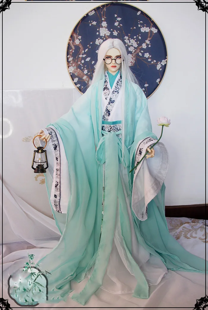 1/4 1/3 BJD Clothes Ancient Costume Chinese Hanfu Samurai Dress for BJD/SD MSD SD13 SSDF ID72 tall 80cm Strong Uncle Doll C0896