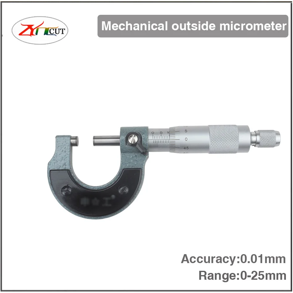 0-200mm Industrial outside micrometer  Mechanical outer diameter measuring instrument,Thread measuring tools accuracy 0.01mm