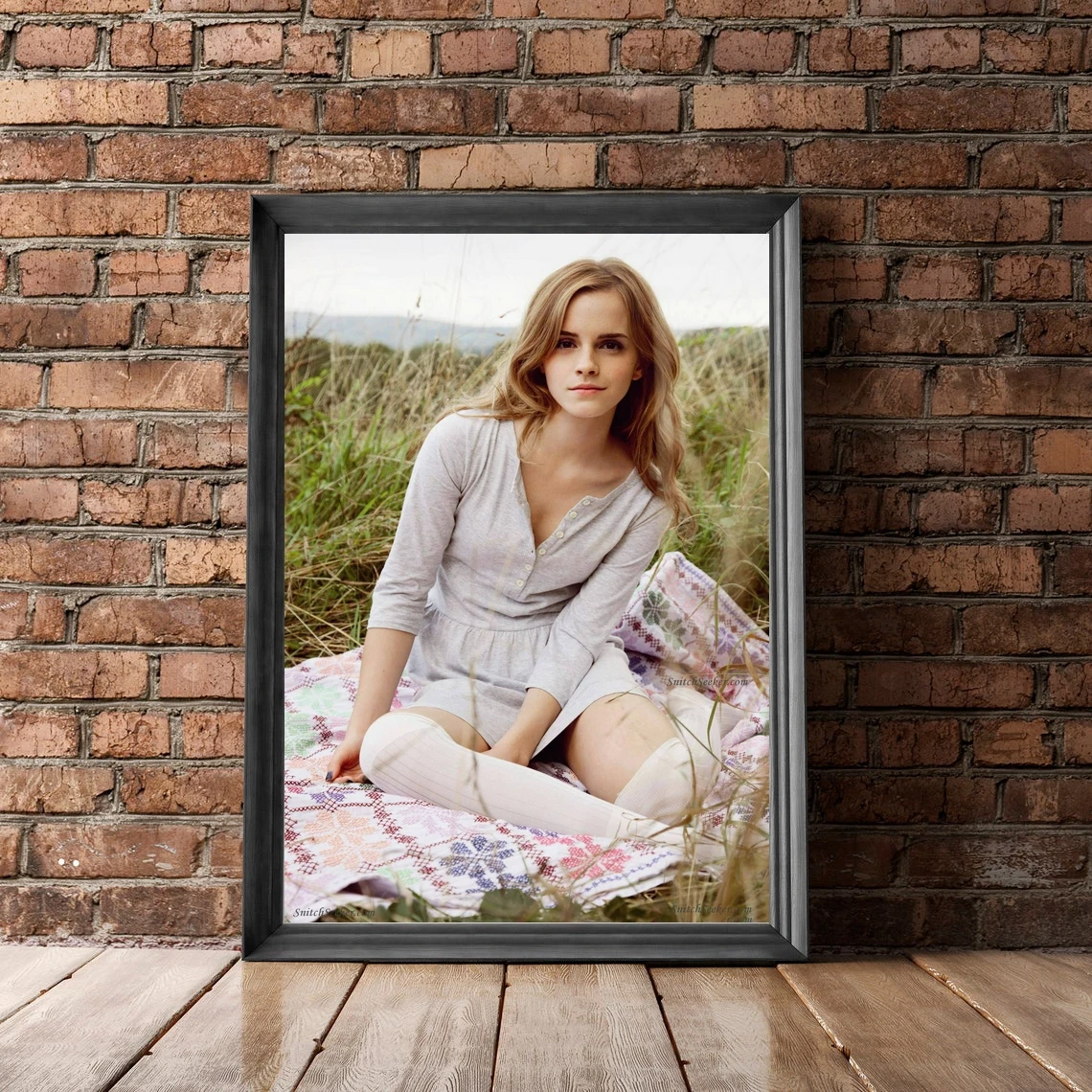 إيما واتسون ملصق ديكور المنزل طلاء جدران (بدون إطار)