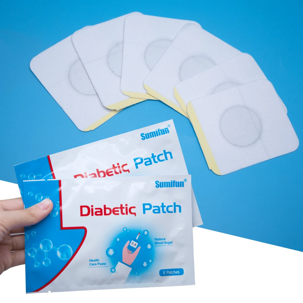 60pcs Diabetes Treatment Patch Stabilizes Blood Glucose Sugar Level Plaster Treat Diabetic Anti Hypertension Medical Sticker