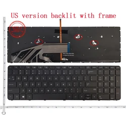 US Laptop Keyboard For HP ProBook 450 G3/G4 455 G3/G4 470 G3/G4 650 G2 G3 655 G2 G3 450 G3 G4 455 G3 G4 470 G3 HSTNN-Q95C/Q03C