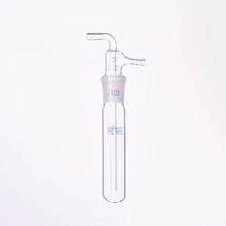 Hydrazine with ground mouth 24/29,Capacity 50ml,Detachable straight cold hydrazine,Split straight cold trap