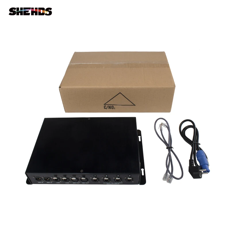 SHEHDS Pixel Lighting Decoder Stage Lighting Decoding Connection With Light Console/Network Cable Best For Pixel Lighting