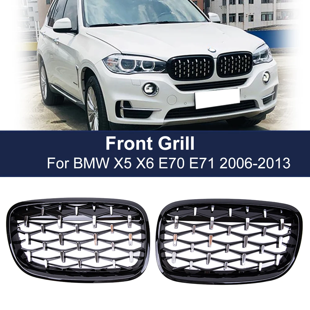 

Решетка радиаторная для BMW X5/X6/E70/E71/06 -13, 2 шт.