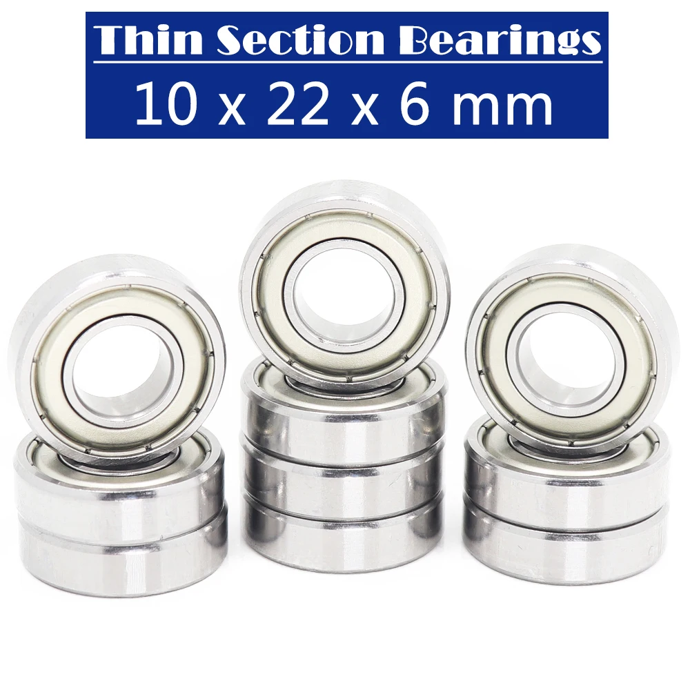 6900ZZ Bearing ABEC-5 ( 10 PCS ) 10*22*6 mm Metric Thin Section 6900Z Ball Bearings 6900 ZZ 61900