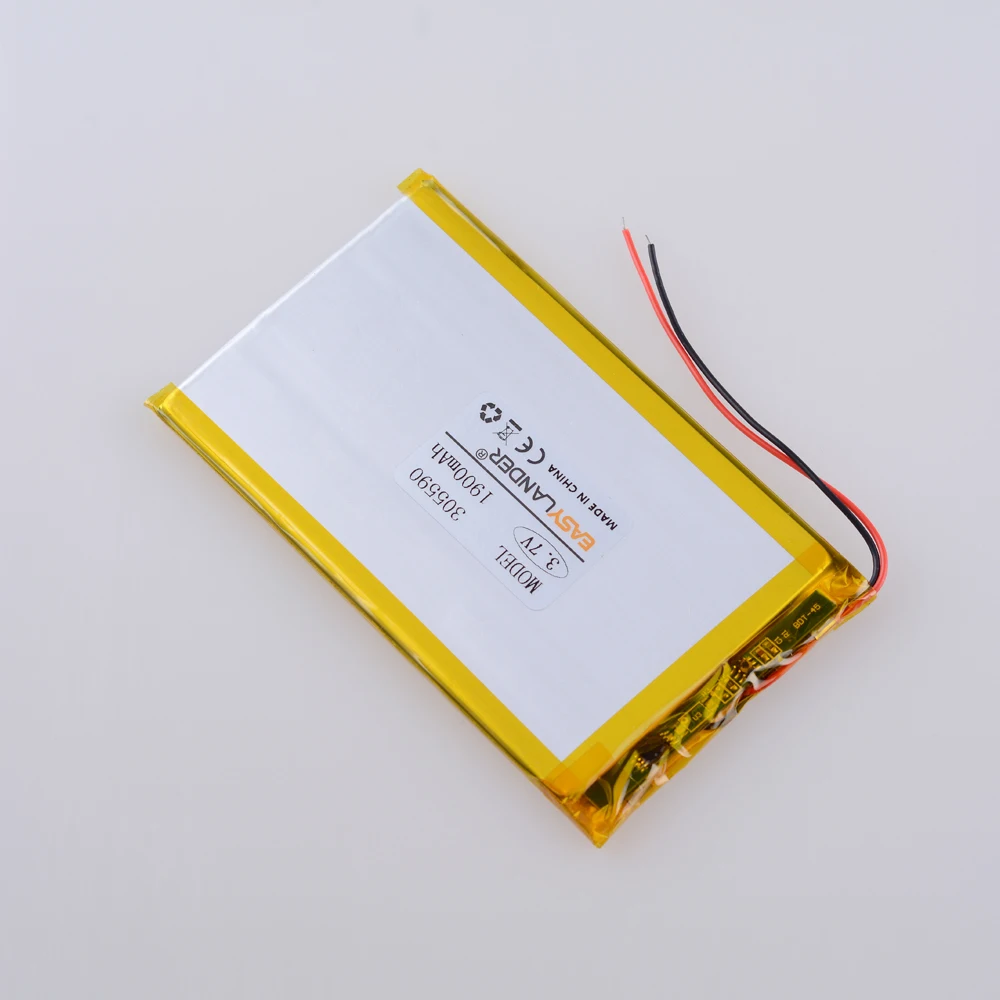 305590 3.7V 1600mAh akumulator litowo-polimerowy akumulator litowo-jonowy do GPS PSP ipod Tablet PC MID iPAQ E-book Power bank 305589 305491