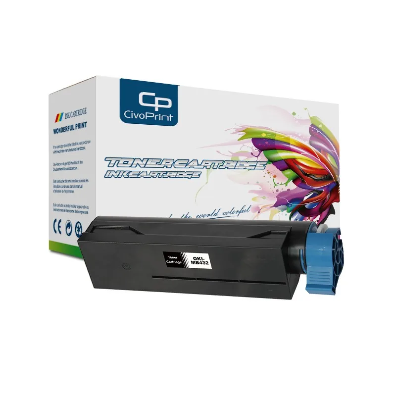 1 PCS Compatible B432 B412 B512 B712 toner cartridge for OKI B412dn B432dn B512dn MB492dn MB472w MB562dnw 3K-7K pages printer