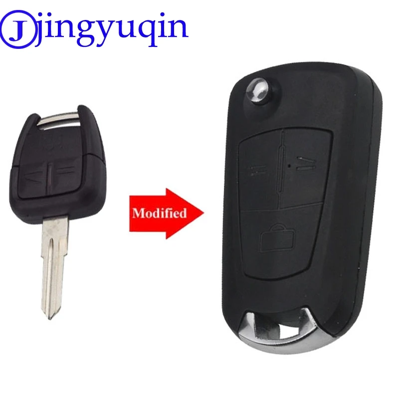 

jingyuqin 10p 3B Modified Folding Key Case Shell Fob For Vauxhall / Opel / Astra H / Corsa D / Vectra C / Zafira Left Blade