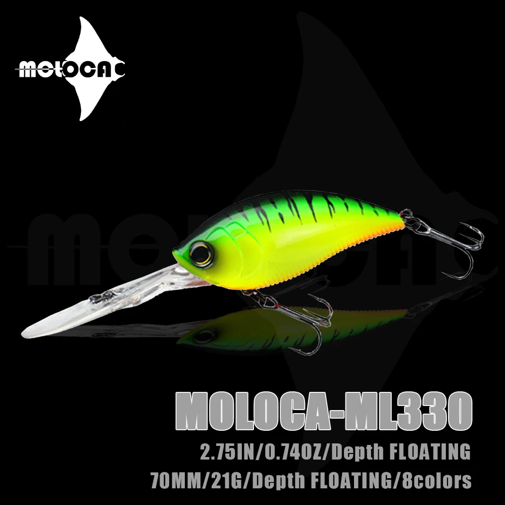 

Crankbait Fishing Lure Weights 21g 70mm Crank Accessories Trolling Floating Topwater Bait Wobblers Pesca Fish Pike Tackle Leurre