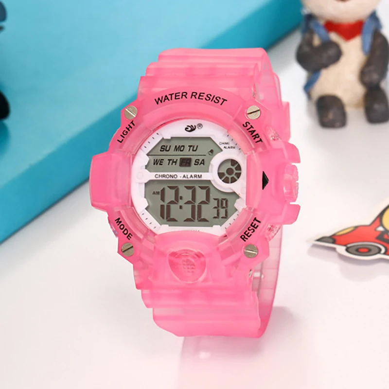 UTHAI CE52 Ins Style Boys And Girls General Korean Version Of Simple And Versatile Luminous Waterproof Digital Digital Watch