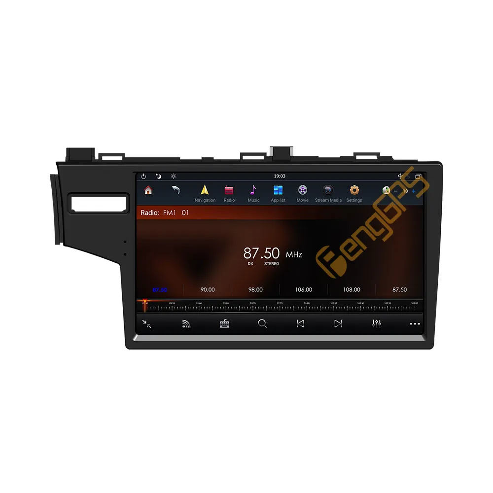 ホンダフィットandroidラジオ2014-2017車のマルチメディアプレーヤーPX6ステレオオーディオgps navヘッドユニット11.8インチなし2 din dsp carplay