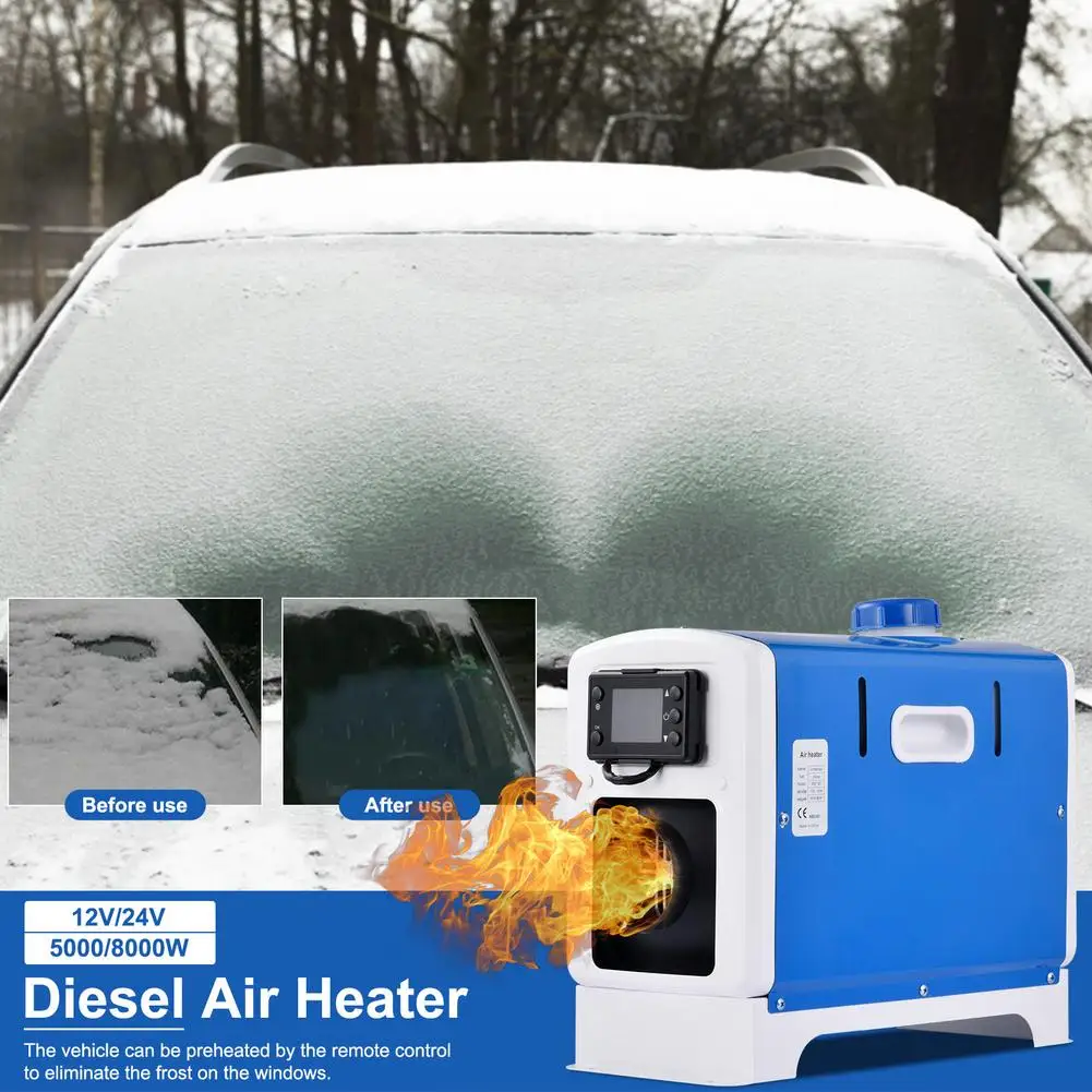 Air Heater 12V 5KW Parking Heater Low Consumption For Truck Boat Car Parking Fuel Heater Car Interior Supplies