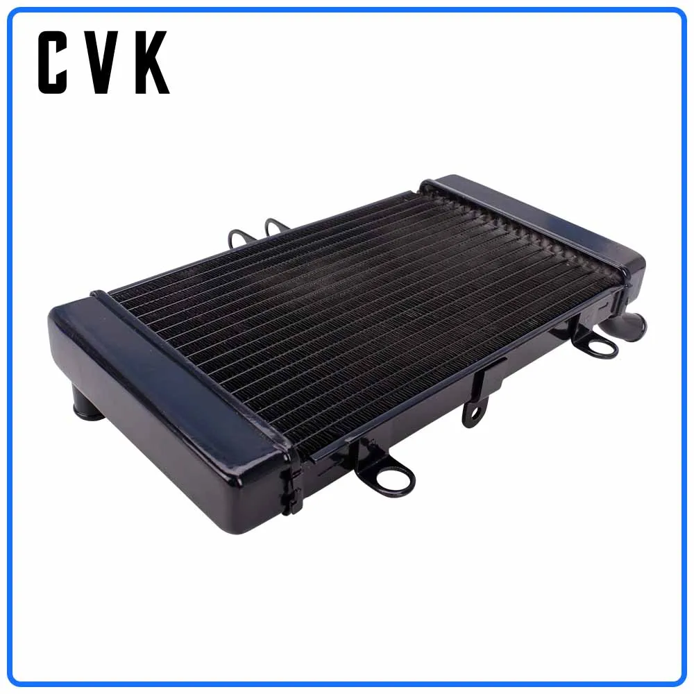 CVK Aluminium Black Radiator Cooler Cooling Water Tank For HONDA CB-1 CB400F NC27 1989 1990 1991 1992 CB 400F 89 90 91 92 New