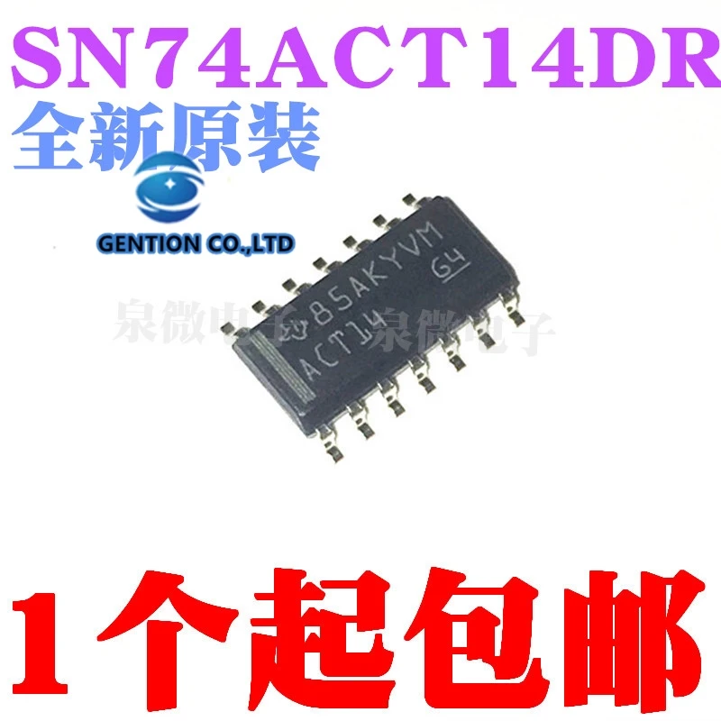 10PCS  SN74ACT14DR ACT14 SOP-14 in stock 100% new and original