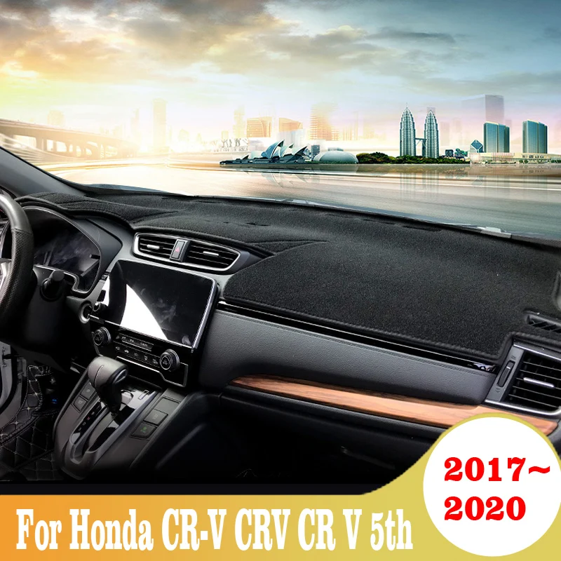 For Honda CR-V CRV CR V 5th 2017 2018 2019 2020 2021 2022 Car Dashboard Covers Mat Shade Cushion Pad Carpets Accessories