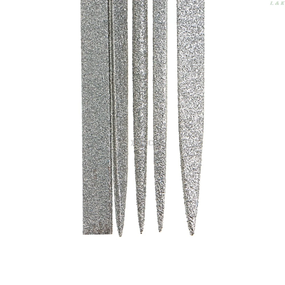 5Pcs/Set Needle Files Kit Carving Jewelry Diamond Glass Stone Wood Craft Tool  M05 dropship