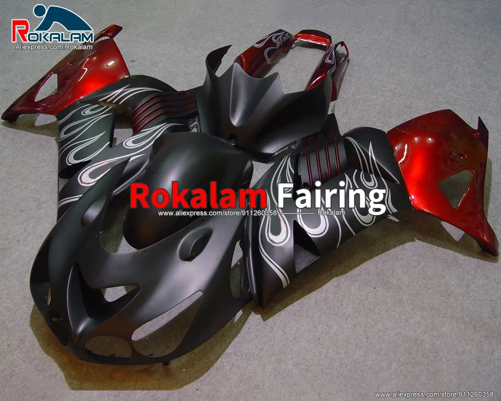 

ABS Plastic For Kawasaki ZX14R Ninja 2006 2007 2008 2009 2010 2011 Black Red White Flame Motorcycle Fairing (Injection Molding)