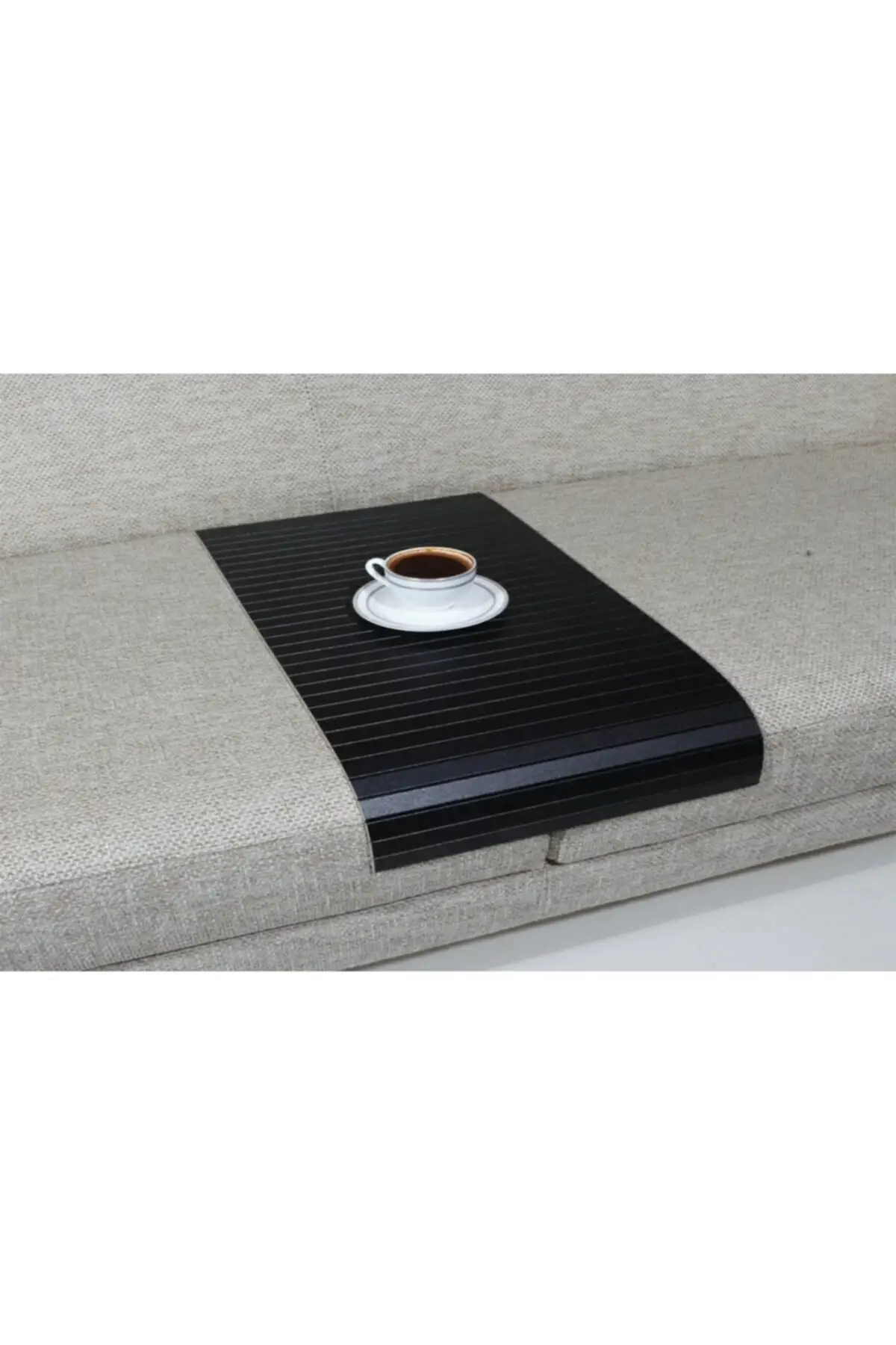 สีดำแบบพกพากาแฟตาราง37X25ซม.การออกแบบที่ทันสมัย Armrest Protector,ตกแต่งบ้าน,โซฟาด้านข้าง,จัดส่งฟรี