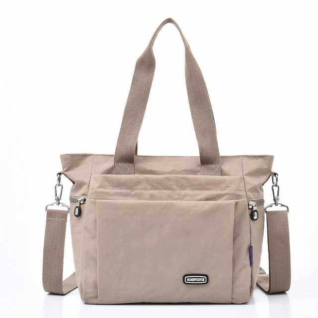 Nowa damska torba na ramię Kobieca torebka podróżna Duża pojemność Damska torba Nylonowa lekka torba typu Tote CrossBody Torba na zakupy