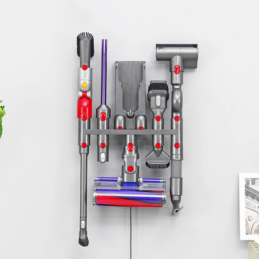 

Полка для хранения для пылесоса Dyson V7 V8 V10 V11, настенная вешалка, оригинальная заглушка, подставка для щеток