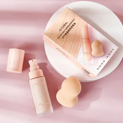 Ocheal BB CC Cream Cushion Compact Make Up Foundation Concealer Cream with Face Cosmetics Makeup Puff