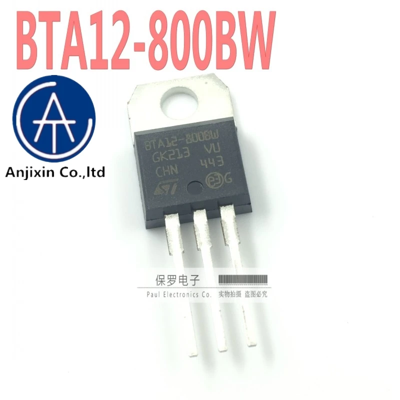 

10pcs 100% orginal and new triac BTA12-800BWRG BTA12-800BW TO-220 in stock