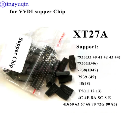 Суперчип-транспондер Xhorse jingyuqin XT27A XT27A01 суперчип для ID46/40/43/4D/8C/8A/T3/47 для VVDI Mini Key Tool