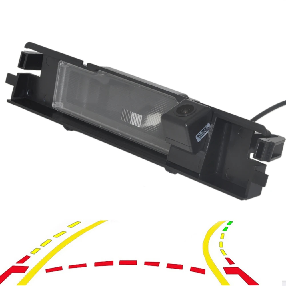 Intelligent Dynamic Trajectory Tracks Rear View Parking  Camera Moving Guide Line  For Toyota Yaris/Vitz Yaris 2006 - 2012