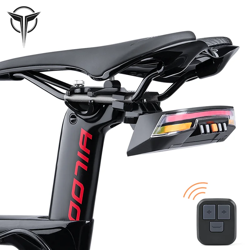 

Bicycle Rear Light USB Rechargeable Bicycle Lantern Waterproof Bike Taillight Safety Smart Remote Control Turn Sign Bicycle Lamp