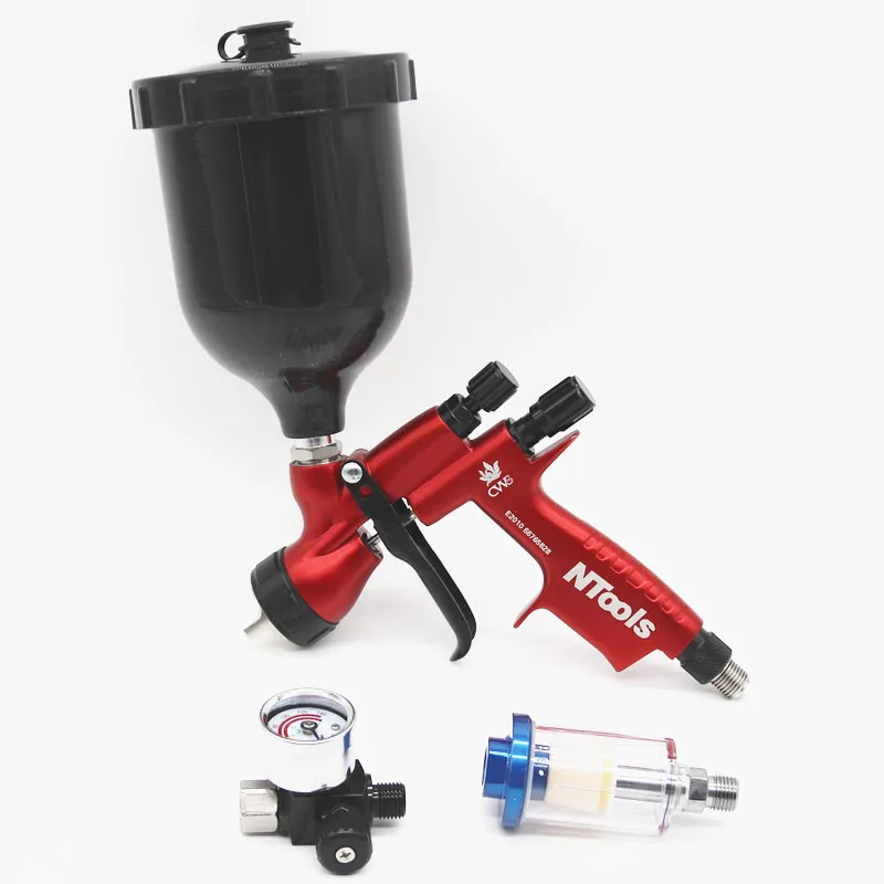 CWS Spray GUN With Spray Gun Air Regulator  Mini Spray Gun Air Filter Air Paint Gun Car Paint Airbrush Automotive Varnish Spray