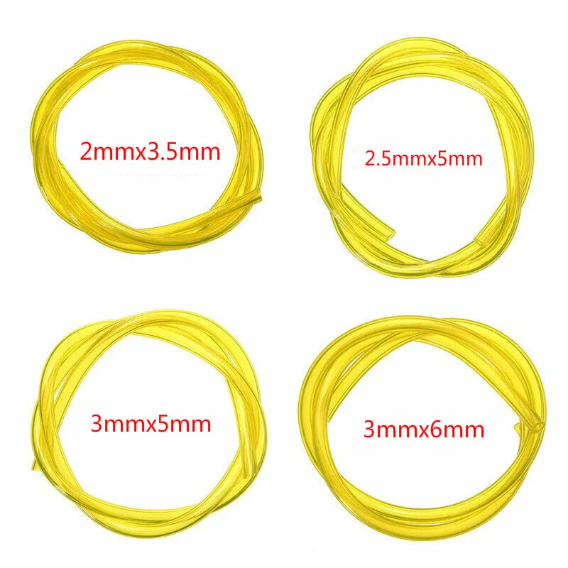 Length 1 meter Fuel Line Hose String Tube Petrol Line for Trimmer Chainsaw Blower Tool 2x3.5mm/2.5x5mm/3x5mm/3x6mm