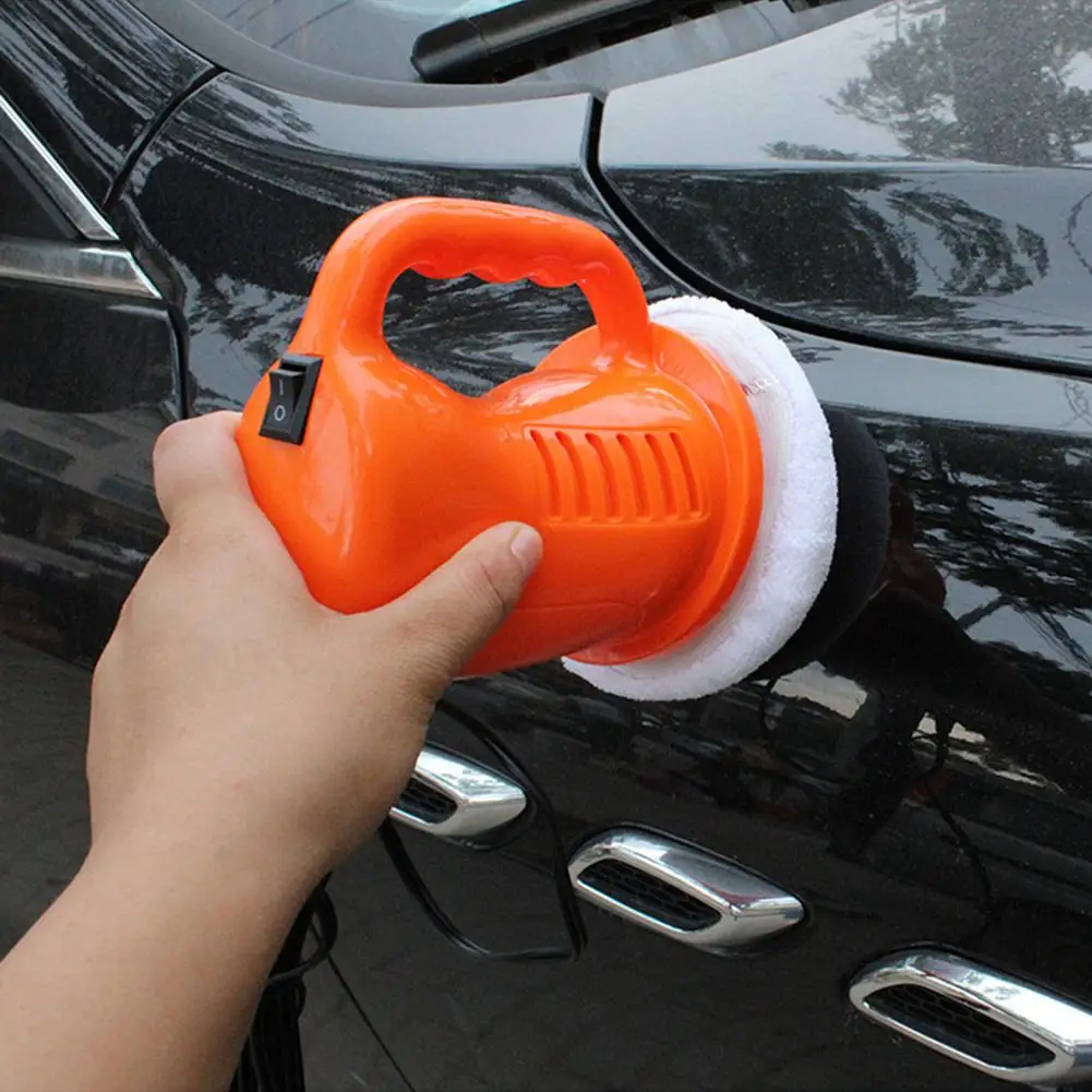 12V 36W Waxing Polishing Machine Auto Paint Care Car Polisher Electric Waxer Buffing Sanding Tool DIY Waxing Grinding Tools