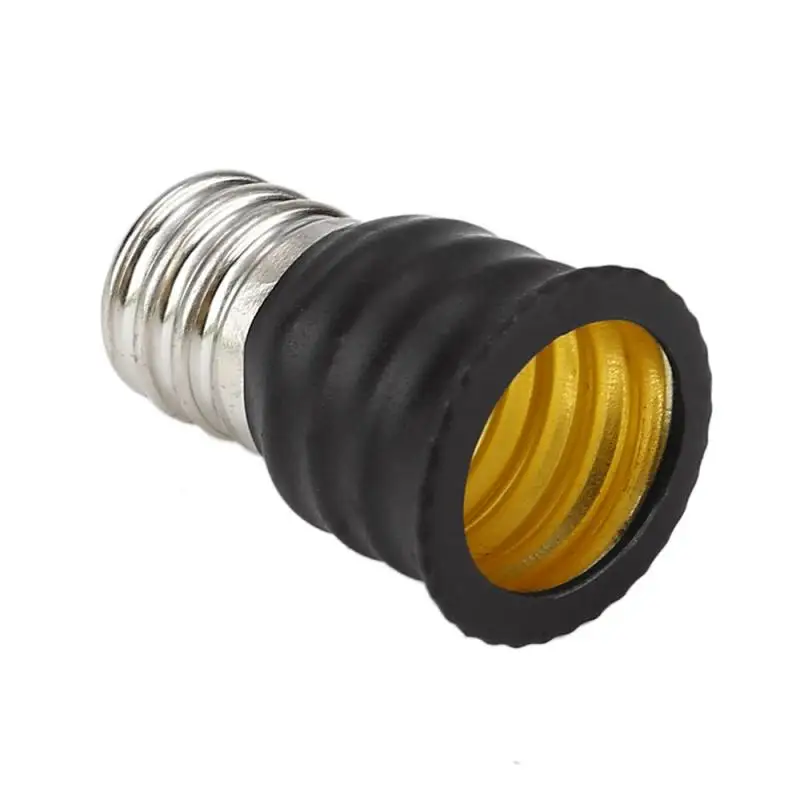 E12 To E14 Socket LED Lamp Adapter Converter Screw Bulb Lamp Holder 110-250V Copper Plated Nickel Lamp Socket Changer Adapter