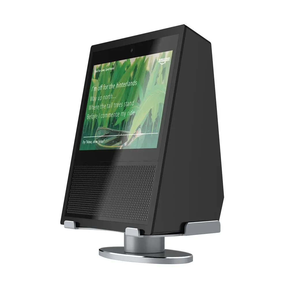 Staffa di Base antiscivolo con supporto in alluminio per Amazon Echo Show 5 supporto per altoparlante con staffa girevole a 360 gradi