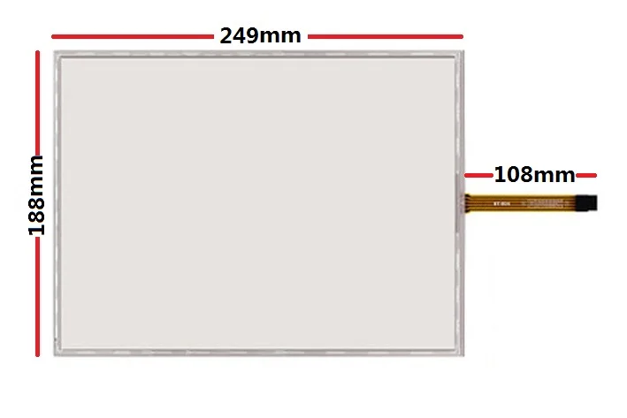 

New 10.4 inches 5 wire touch screen LCD touch panel industrial computer flat screen new industrial touch 249*188mm