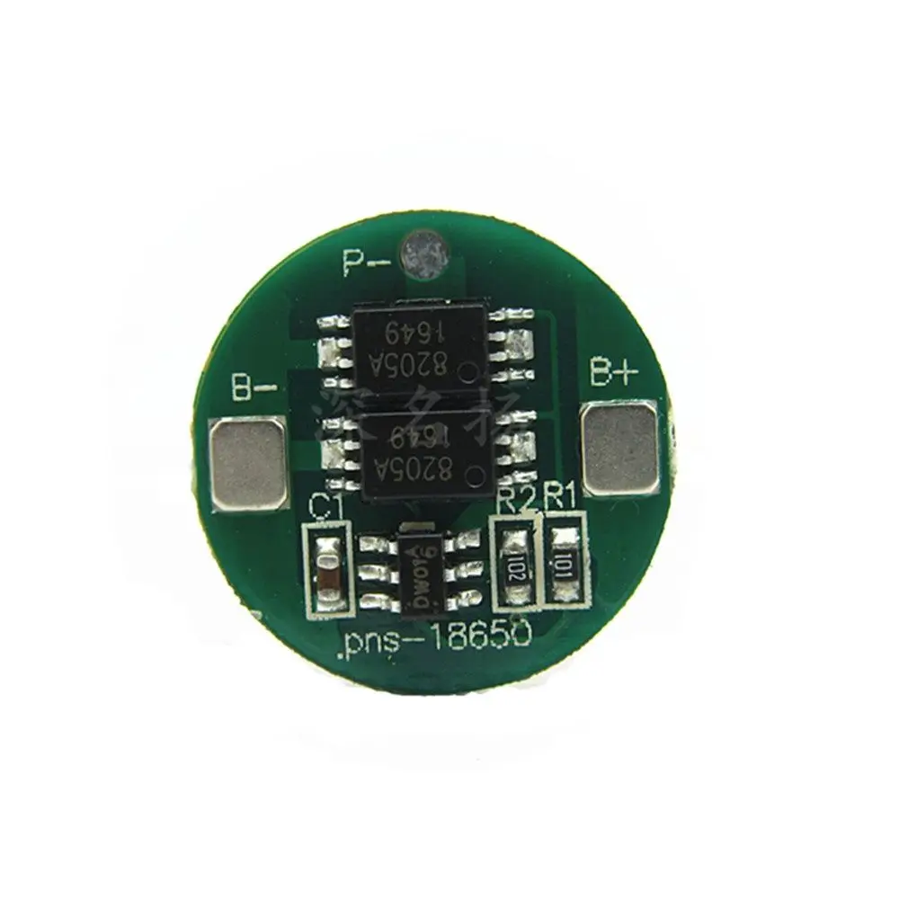 Battery board 18650 lithium battery 16430 17670 18650 universal dual MOS protection board
