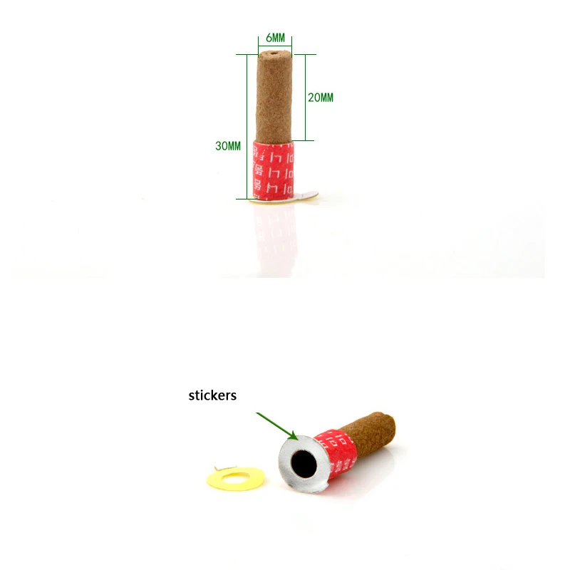 high quality Smokeless self-stick Moxa tube acupuncture massage moxibustion tube 180pcs moxa sticks