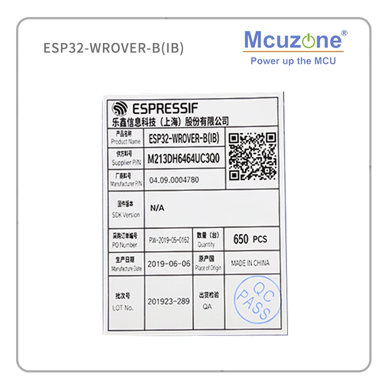 Espressif ESP32-WROVER-IB IPEX 8MB Flash 8MB PSRAM ESP32