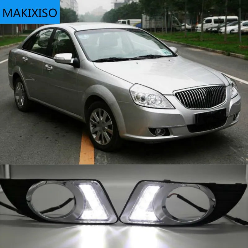 

2pcs LED DRL daytime running light for Buick Excelle 2008-2012 with Front Fog Lamp Day Light