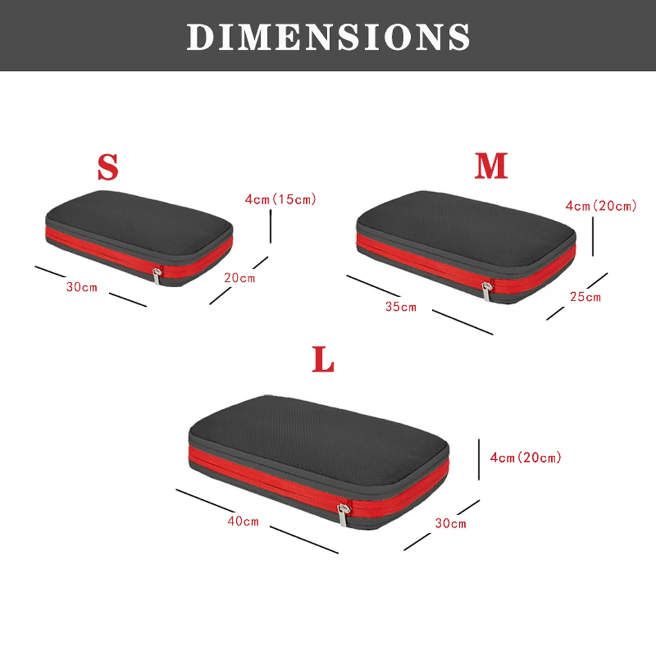 Nylon Double Layer Portable Compression Packing Cubes For Large Travel Suitcase Organizer ,Waterproof ,For Travelling