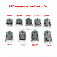 2Pcs Original Highly Accurate TTC Mouse roller wheel Encoder 5mm 5.5mm 7mm 8mm 9mm 10mm 11mm 12mm 13mm Green Core Mouse Decoder