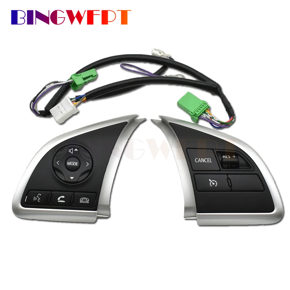 Multifunction Steering Wheel Switch Audio Volume Bluetooth Cruise Control Switch Button For Mitsubishi Mirage ASX 2013-2015