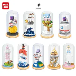 Mini Building Blocks New Arrival 3D Model Educational Game Micro Bricks Kids Toy Diamond Size